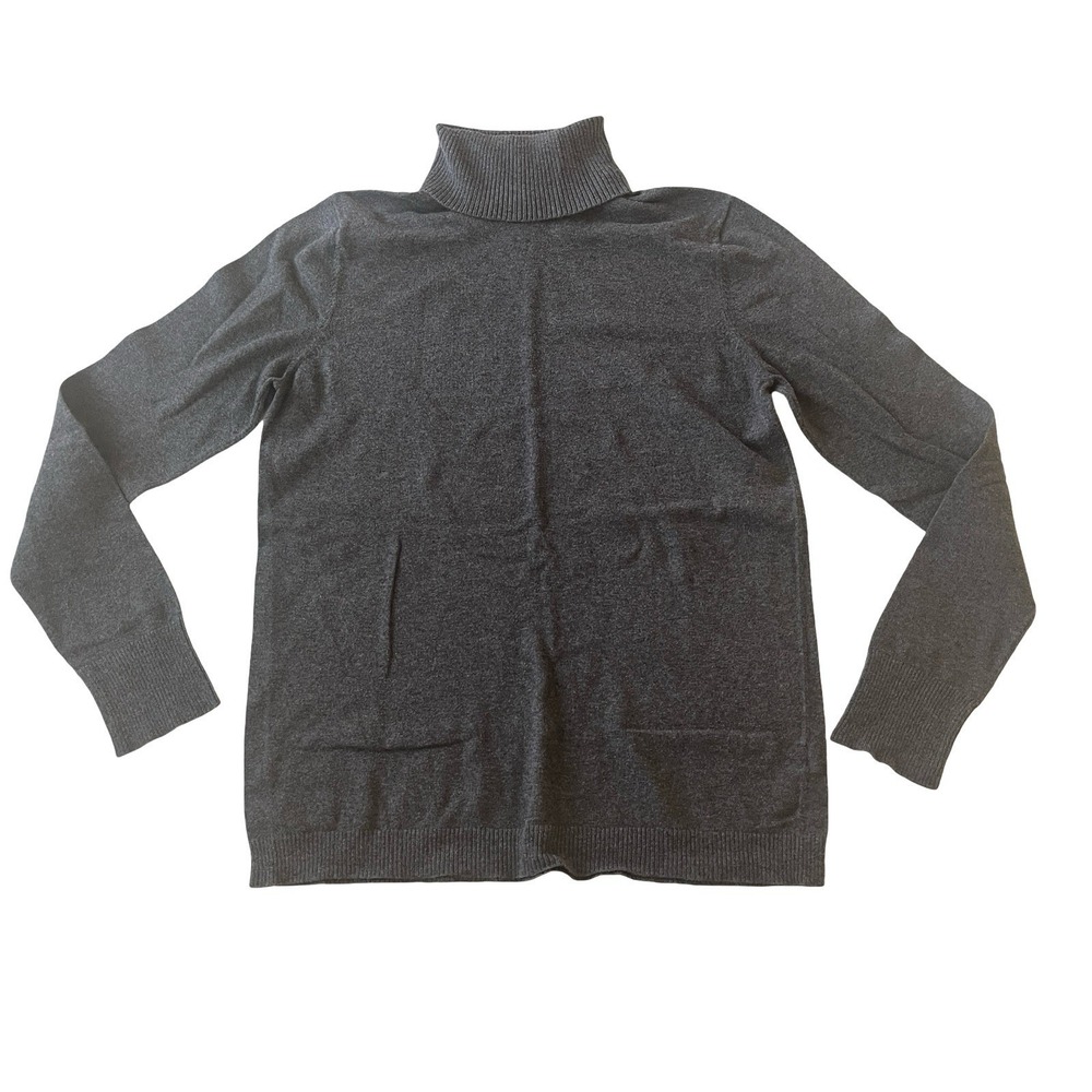 Gap Women's Size L Dark Gray Sweater Turtle Neck Long Sleeve‎ Lightweight